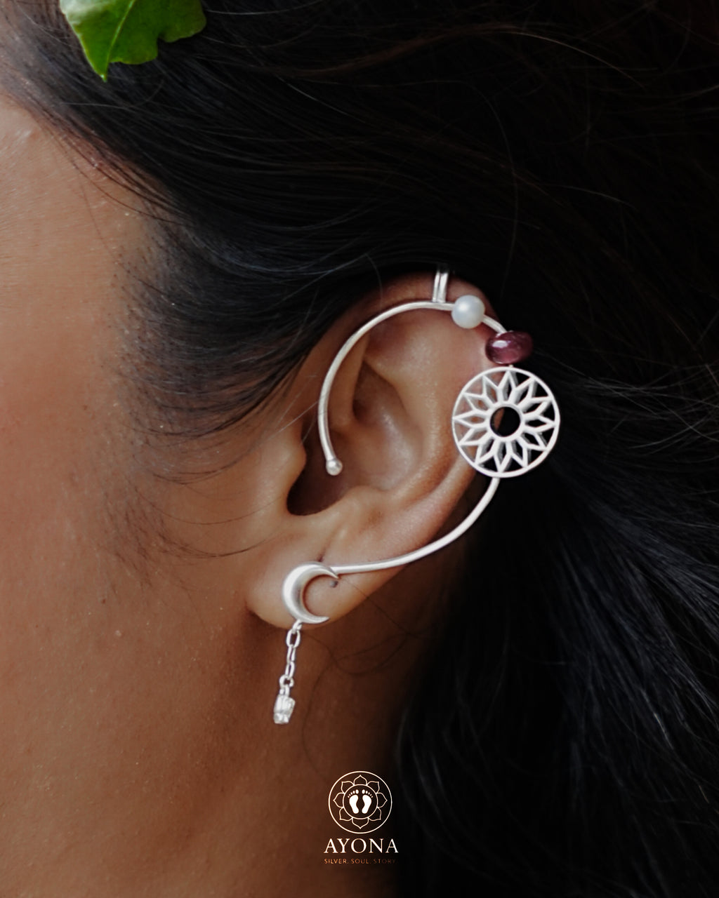 Mandala Earcuff