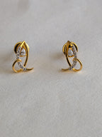 Matsya goldplated silver earring