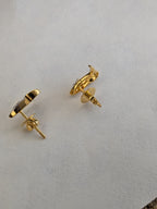 Matsya goldplated silver earring