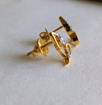 Matsya goldplated silver earring