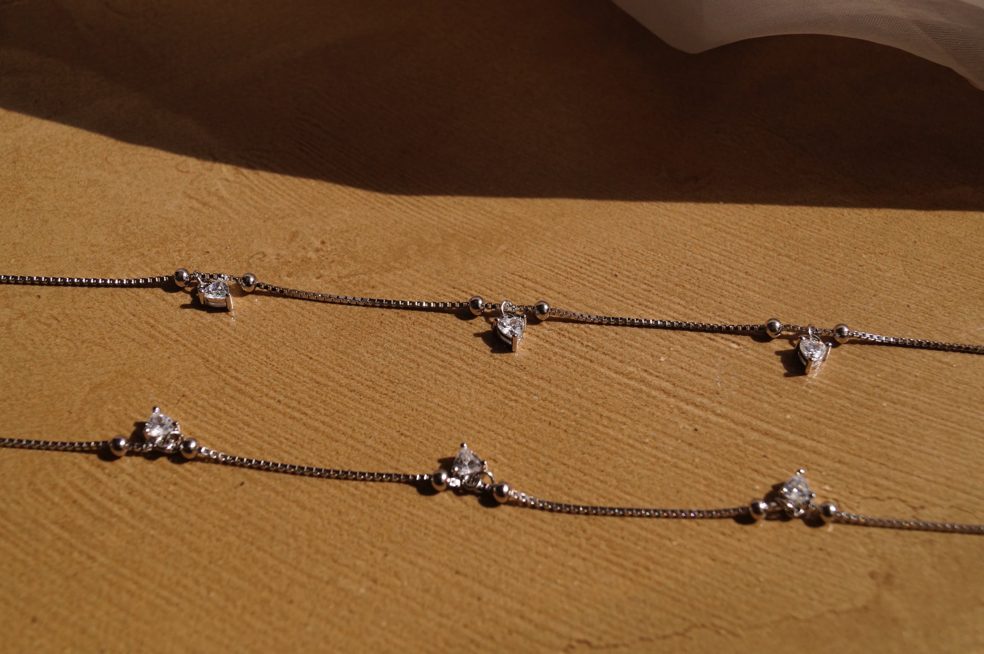 Crystal Charm Anklets