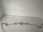 Multi-Stone Floral Chain Bracelet