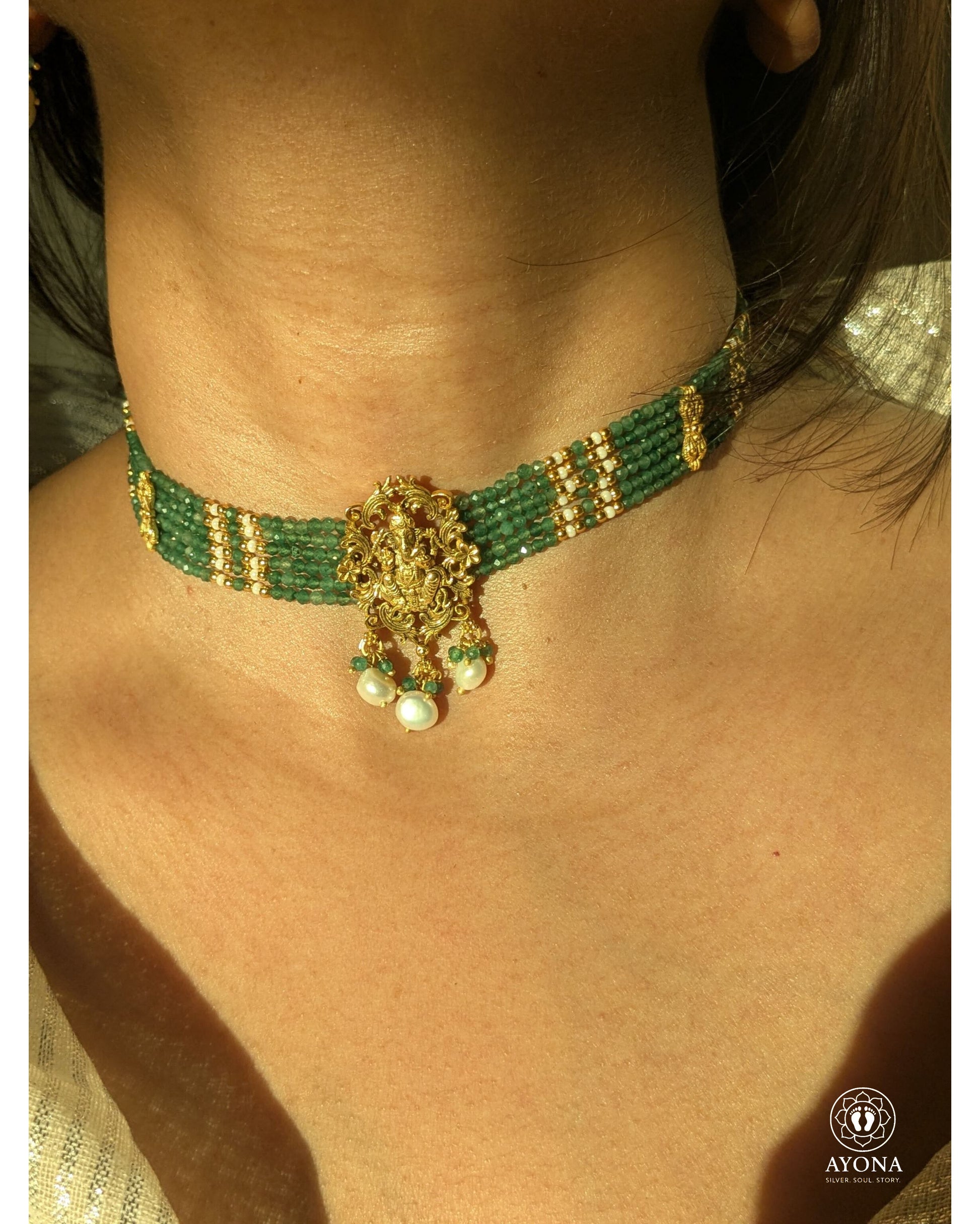 Vignaharta Choker Set (विघ्नहर्ता चोकर)
