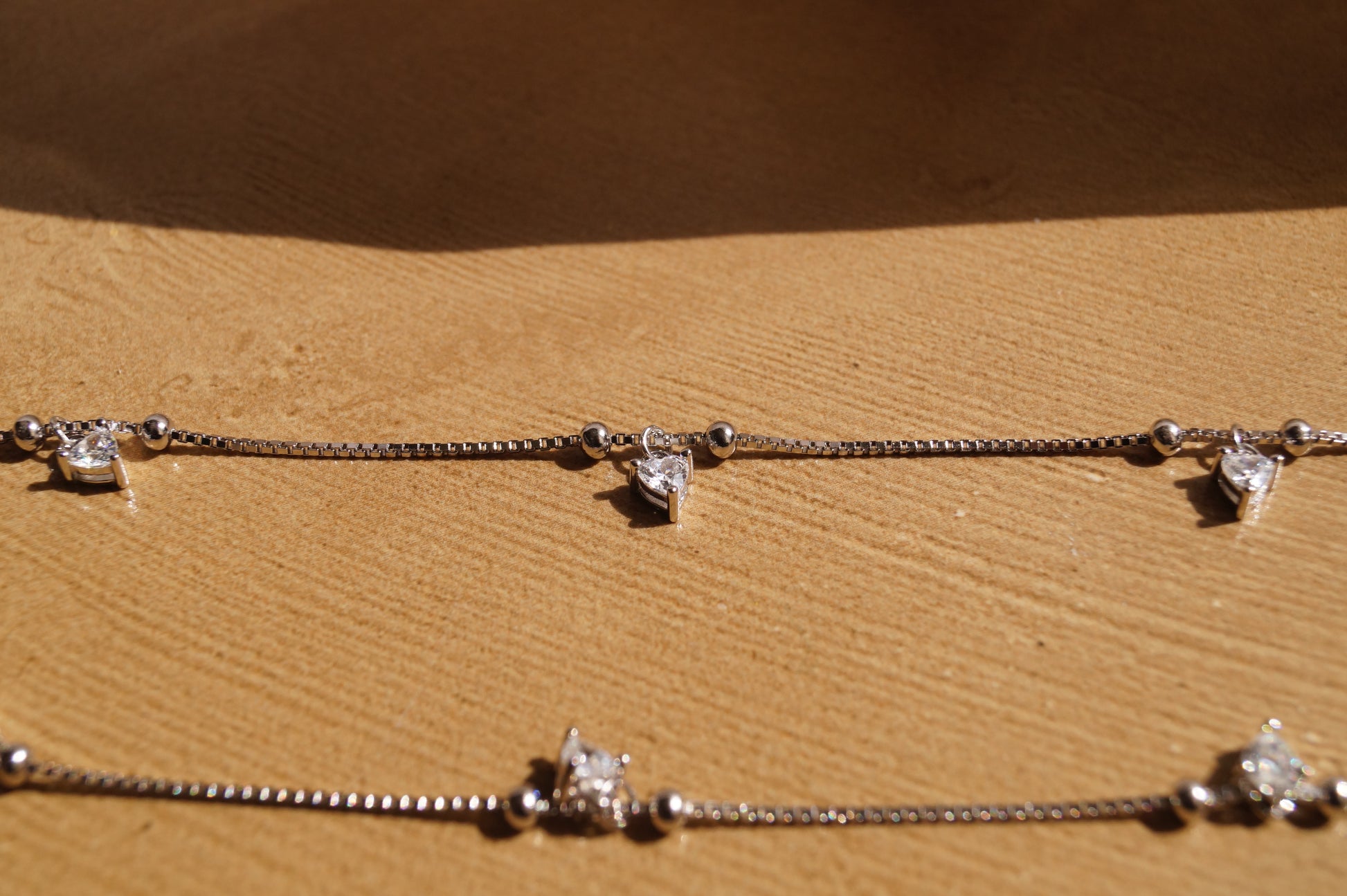Crystal Charm Anklets