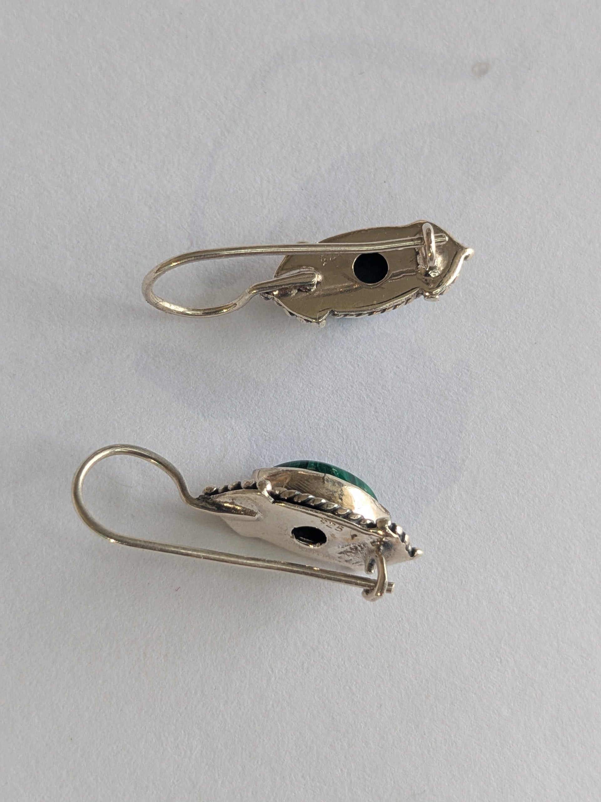 925 hallmarked, pure silver earrings 
