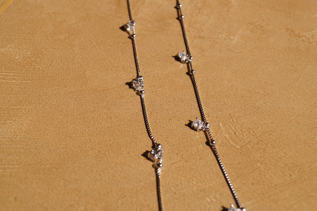 Crystal Charm Anklets