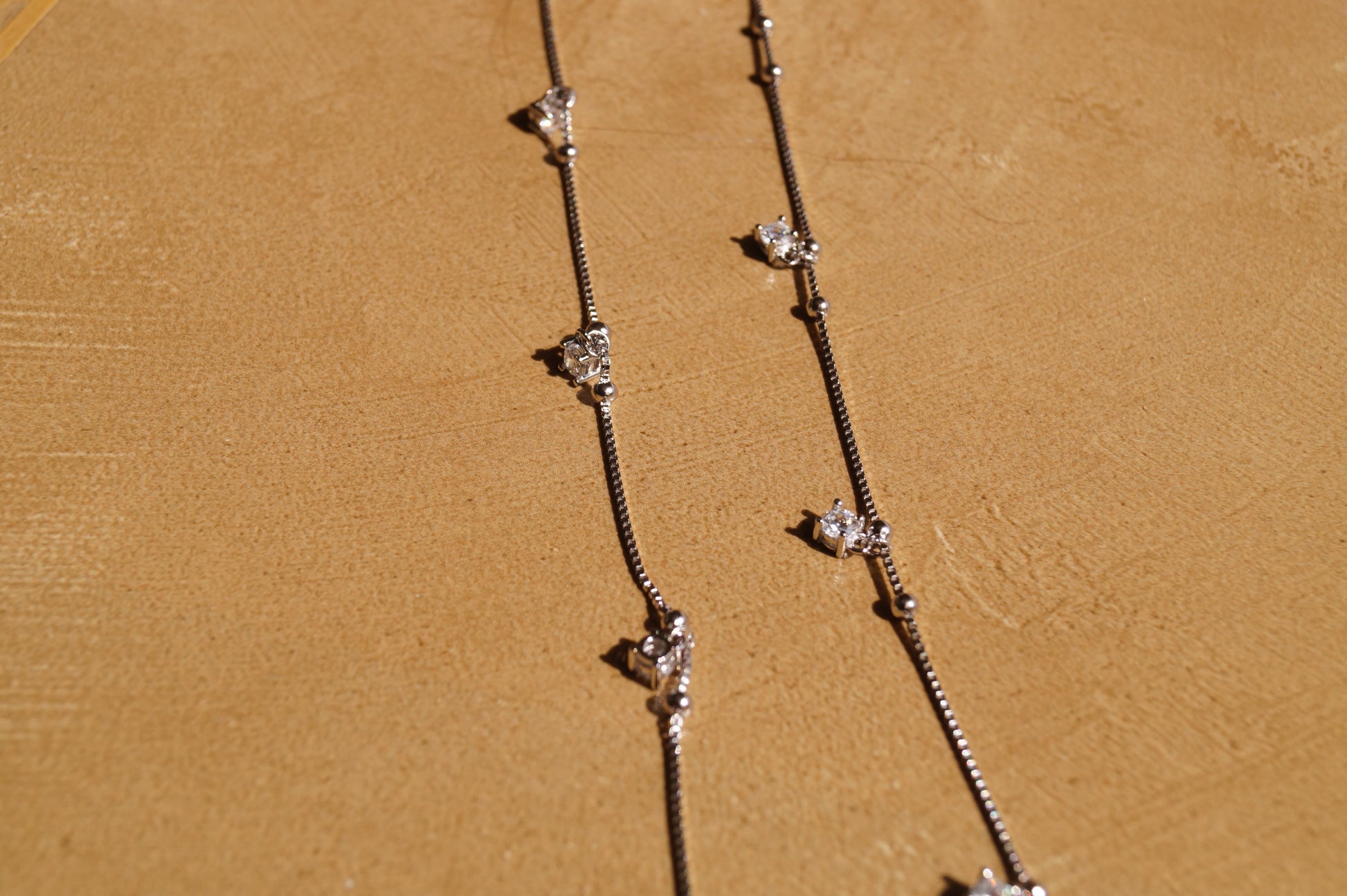 Crystal Charm Anklets